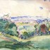 John Marin, Summer, 1913. Watercolor on paper, 14 3/4 X 17 3/4 inches. Courtesy of the artist and Marlborough Chelsea.