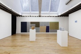 Installation view, "Puff Pieces," 2016, at Rachel Uffner. Courtesy of the gallery.