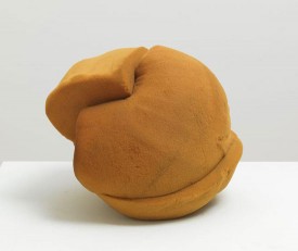 John Chamberlain, Untitled, 1967, foam, 14 x 14 x 10 1/2 inches