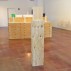Installation shot of the exhibition under review, with "Double Doors of the Horizon" foreground. Courtesy of Geary Contemporary, New York, 2016