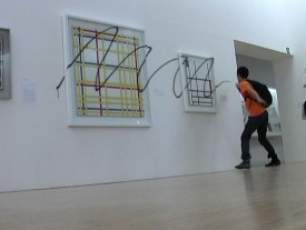 Iván Argote, Retouch, 2008. Video, TRT: 12:00. Courtesy of Galeria Vermelho, São Paulo.