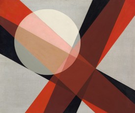 László Moholy-Nagy A 19, 1927. Oil and graphite on canvas, 80 x 95.5 cm. Hattula Moholy-Nagy, Ann Arbor, MI © 2016 Hattula Moholy-Nagy/VG Bild-Kunst, Bonn/Artists Rights Society (ARS), New York