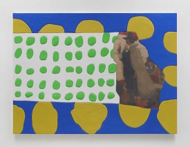 Sadie Benning, Maryflower Now, 2015. Aqua resin, wood, casein, acrylic gouache, and digital image, 66 x 90 inches. Courtesy of the artist and Callicoon Fine Arts.