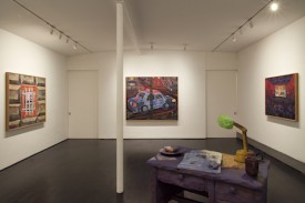 installation shot of the exhibition under review