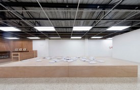 Installation view, "Florence Jung: Nadie Nada Nunca," 2016, at Despacio. Courtesy of the gallery.