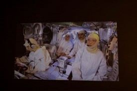 Hillerbrand+Magsamen, Higher Ground, 2015. High-definition video with sound, TRT: 10:30. Grand Rapids Art Museum