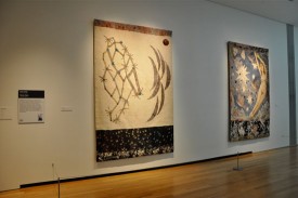Installation view of Kiki Smith's Woven Tales. Grand Rapids Art Museum. Courtesy of ArtPrize.