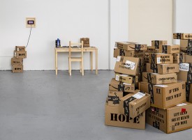 Installation shot of the exhibition under review, courtesy of ART 3/ Silas Shabelewska Gallery