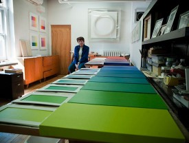 Siri Berg in her New York Studio, 2011. Photo courtesy of Peter Hionas