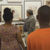 William Louis-Dreyfus showing students works of Bill Traylor in his collection. Courtesy of The William Louis-Dreyfus Foundation