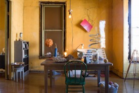 Installation view, "David Ireland: Echo," 2016, at 500 Capp Street. Courtesy of the 500 Capp Street Foundation.