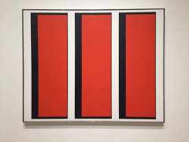 John McLaughlin, #1-1968, 1968. Acrylic on canvas, 48 x 60 inches. Collection of Beth Rudin DeWoody. Photo: Joan Boykoff Baron