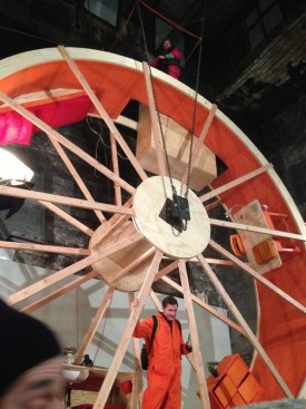 Alex Schweder and Ward Shelley, In Orbit, at The Boiler, 2014. Courtesy of the artists and Pierogi