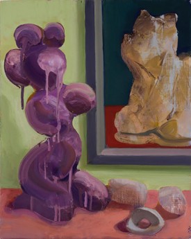 Dennis Kardon, Painting Contemplates Sculpture, 2007. Oil on canvas, 20 x 16 inches. Courtesy of the Artist