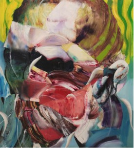 Adrian Ghenie, Degenerate Art, 2016. Oil on canvas, 79 x 70-3/4 inches. Courtesy of Pace Gallery