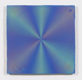 Anoka Faruqee, 2017P-06 (Circle), 2017. Acrylic on linen on panel, 45 x 45 inches. Courtesy of Koenig & Clinton