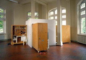 Allan Wexler, Crate House. 1991. Courtesy of the Artist