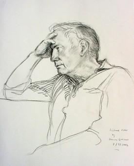 Damon Lehrer, Portrait of Richard Estes