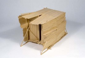 Allan Wexler, Building Series using 8ft 2' by 4's and 4' by 8' plywood, Courtesy of Ronald Feldman Fine Arts New York, NY