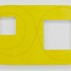 Robert Mangold, Two Open Squares Within a Yellow Area, 2016. Acrylic and black pencil on canvas , 50 x 100 inches. © 2017 Robert Mangold /Artists Rights Society (ARS), New York. Photograph by Kerry Ryan McFate, courtesy of Pace Gallery