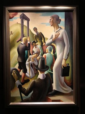 A scene from The American Historical Epic, 1924-29. Bernard Goldberg Fine Arts, LLC. Photo: David Cohen