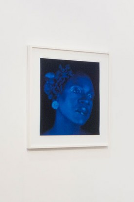 Lyle Ashton Harris, Blue Billie, 2003. Pigment on Paper, 28 x 24 inches. Courtesy of Salon 94