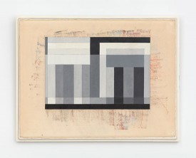 David Novros, Untitled, 1973–75. Oil paint on paper mounted on Shoji panel, 24 x 31 inches. Courtesy of the Artist and Paula Cooper Gallery.