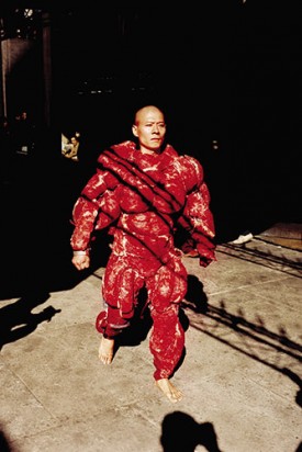 Zhang Huan, My New York Performance, 2002 Biennial Exhibition, Whitney Museum of American Art, New York. Photo courtesy the artist