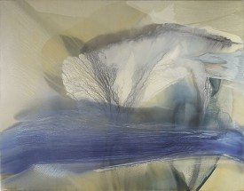 Paul Jenkins, Phenomena Himalayan, 1971. Acrylic on canvas, 108-1/2 x 144 inches. © 2012 Paul Jenkins. All Rights Reserved.