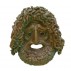 Tragic Mask, 4th Century BCE. Copper alloy. © Hellenic Ministry of Culture and Sports–Archaeological Receipts Fund