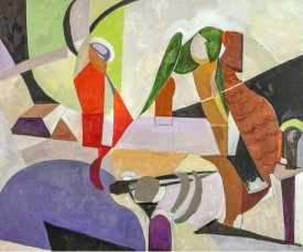 Lois Dickson, Wing Tip, 2017. Oil on linen, 60 × 72 inches. Courtesy of the Artist