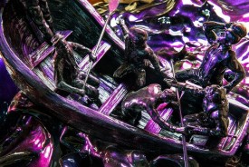 Shezad Dawood, Where do we go now? 2017 as seen in his exhibition, Leviathan, at Palazzina Canonica, Venice, 2017