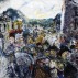 Jack Butler Yeats, Above the Fair, 1946. Oil on canvas, 91 x 122 cm. National Gallery of Ireland © Estate of Jack B Yeats. All Rights Reserved, DACS 2013.