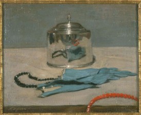 William Nicholson, The Silver Casket, 1919. Oil on canvas, 13 x 16 inches. Private Collection © Elizabeth Banks