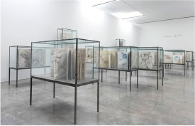 Installation shot of the exhibition under review, "Anselm Kiefer: Transition from Cool to Warm" at Gagosian Gallery, New York. Artworks © Anselm Kiefer. Photo by Rob McKeever