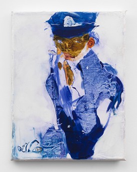 Jennifer Packer, An Exercise in Tenderness, 2017. Oil on canvas, 9.5 x 7 inches. Courtesy of the artist and Corvi-Mora, London