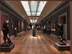 Rodin at the Met, viewed from the east entrance to the display. Photo: David Cohen for artcritical