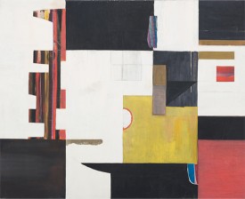 Robert Motherwell, The Sentinel, 1942. Oil and graphite on canvas, 33-7/8 x 41-7/8 inches © Dedalus Foundation, Inc. / Licensed by VAGA, NewYork, NY