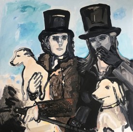 Suzy Spence, Carriage (I), 2017. Acrylic on panel, 24 x 24 inches. Courtesy of the artist and Sears Peyton Gallery, New York