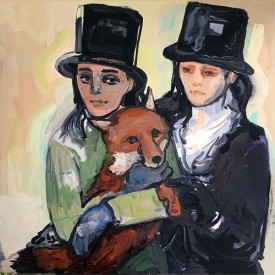 Suzy Spence, Carriage (II), 2017. Acrylic on panel, 24 x 24 inches. Courtesy of the artist and Sears Peyton Gallery, New York