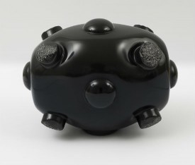 Claire Lieberman, Radio, 2017. Black marble, 10.5 x 6.5 x 8.5 inches. Courtesy of the artist and Massey Lyuben Gallery