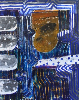 John Walker, John's Bay Pollution, 2017. Oil on canvas, 84 x 66 inches. Courtesy of Alexandre Gallery, New York