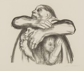 Käthe Kollwitz, Seed-Corn Must Not be Ground, 1941. Lithograph , 14.5 x 15.5 inches. Private collection, Courtesy of Galerie St. Etienne