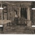 James Castle, Untitled (patterned room), n.d. Found paper, soot 5.25 x 7.25 inches. The William Louis-Dreyfus Foundation Inc. © James Castle Collection and Archive LP