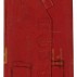 James Castle, Untitled (Red Jacket), n.d. Found paper, thread, crayon with applied paper buttons, 10.5 x 6.5 inches (Double-sided). The William Louis-Dreyfus Foundation Inc. © James Castle Collection and Archive LP