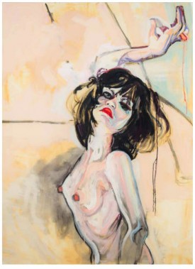 Heather Morgan, Heavenly Creature, 2017. Oil on canvas, 80 x 60 inches. Courtesy of the artist and David & Schweitzer