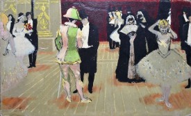 Maurice Brianchon, Bal Masqué, 1948. Oil on canvas, 33 x 55 cm