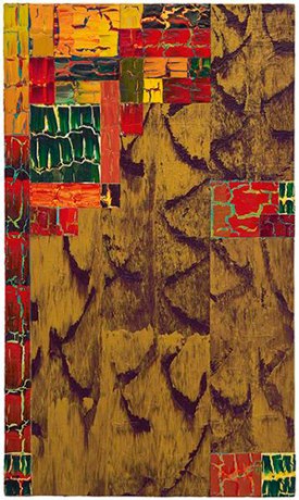 William T. Williams, Spring Lake, 1988-2003. Acrylic on canvas, 75 x 44 inches. Courtesy of the artist and Michael Rosenfeld Gallery