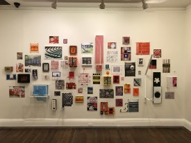 Diana Cooper, Wall Piece, 2018. Mixed media, dimensions variable. Photo: artcritical