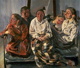 Celia Paul, Family Group, 1985-86. Oil on canvas, 65 x 78-3/4 inches. Courtesy of the artist and Victoria Miro, London.